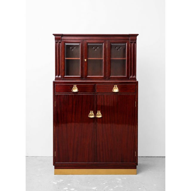 Wood Antique Art Nouveau Pillar Cabinet from Wiener Werkstätte, 1890s For Sale - Image 7 of 7
