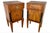 Wood Assembled Pair of 19th Century Italian Neoclassical Walnut Bedside Cabinets For Sale - Image 7 of 9