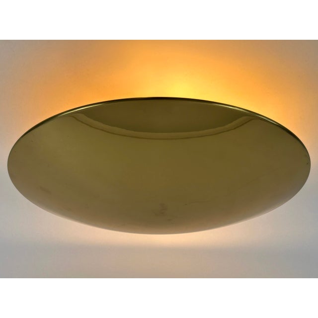 Large Mid-Century Brass Flush Mount by Florian Schulz, Germany, 1970s For Sale - Image 10 of 18