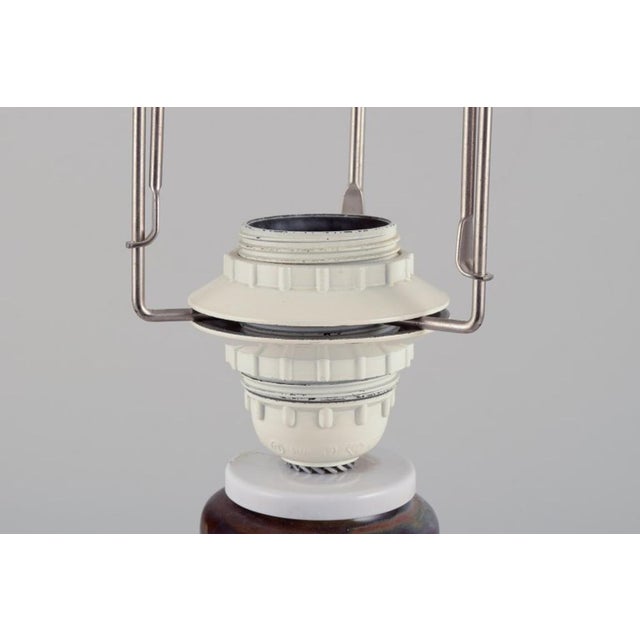 Ceramic Ceramic Table Lamp by Carl Harry Stålhane for Rörstrand, 1970s For Sale - Image 7 of 10