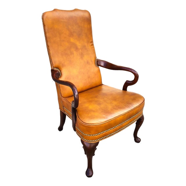 Vintage Guerin Leather Armchair by Leathercraft For Sale