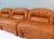 Sectional Sofa in Cognac Leather by Rossi Di Albizzate, Italy, 1970s, Set of 5 For Sale - Image 13 of 18