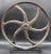Vintage Lathe Wheel on Custom Mount For Sale In Tulsa - Image 6 of 10