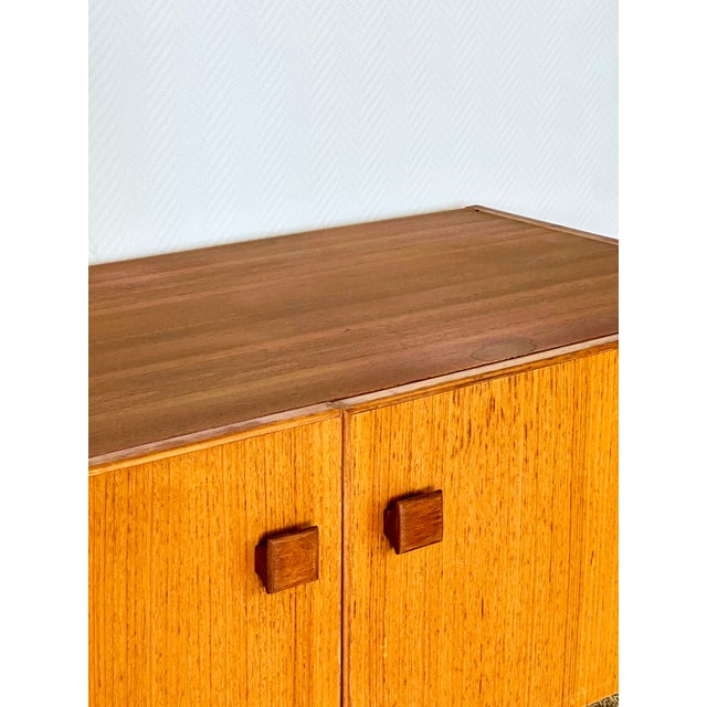 Minimalist Scandinavian Teak Sideboard, 1960s For Sale - Image 10 of 17