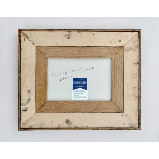 Abstract Spring Snow, 2022 by Matt Wycoff For Sale - Image 3 of 3