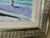 Vintage H. Cole Impressionist Tropical Beach Scene Oil on Canvas Painting, Framed For Sale - Image 9 of 11
