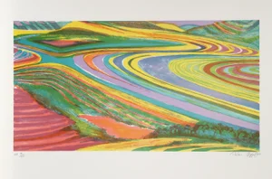 Thelma Appel, "New Seven North," Serigraph
