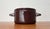 Mid-Century Modern Mid-Century Modern Brown Minimalist Enamel Pot by Seppo Mallat for Finel, Finland, 1960s For Sale - Image 3 of 18