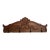 19th Century Oak Wall Mounted Victorian Coat & Hat Rack For Sale