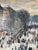 Vintage Impressionist Parisian Boulevard Landscape Oil on Canvas Painting, After Claude Monet For Sale In Miami - Image 6 of 13