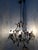 Metal and Crystal Chandelier, 1970s For Sale - Image 13 of 18