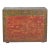 Rustic Red/Green Antique Cabinet For Sale