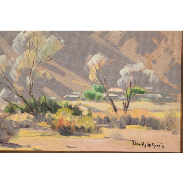 Brown Desert Landscape Painting by Sam Hyde Harris (1889-1977) For Sale - Image 8 of 12
