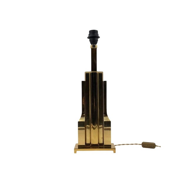 Hollywood Regency Brass Table Lamp Base, Italy, 1970s For Sale - Image 17 of 18