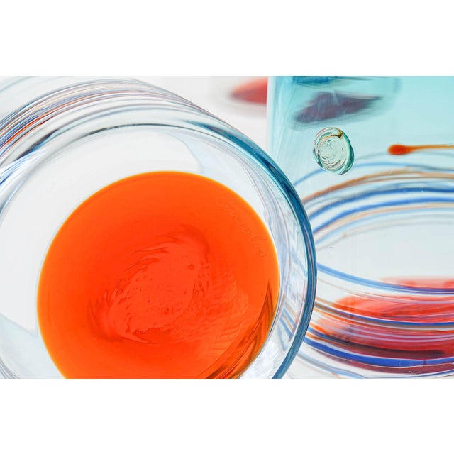 Young Collection Tumblers from Cenedese Murano, 1960s, Set of 10 For Sale - Image 15 of 18