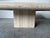 1980s Italian Postmodern Bullnose Beige Travertine Square Coffee Table by Stone International For Sale In Miami - Image 6 of 18