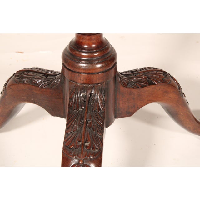 Brown Antique George II Style Mahogany Supper Table For Sale - Image 8 of 10