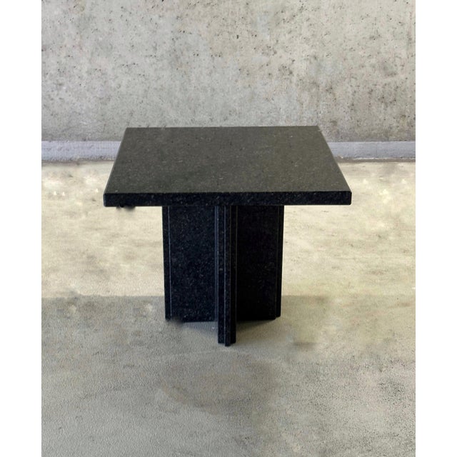 Stone Vintage Granite Side Table, 1980s For Sale - Image 7 of 7