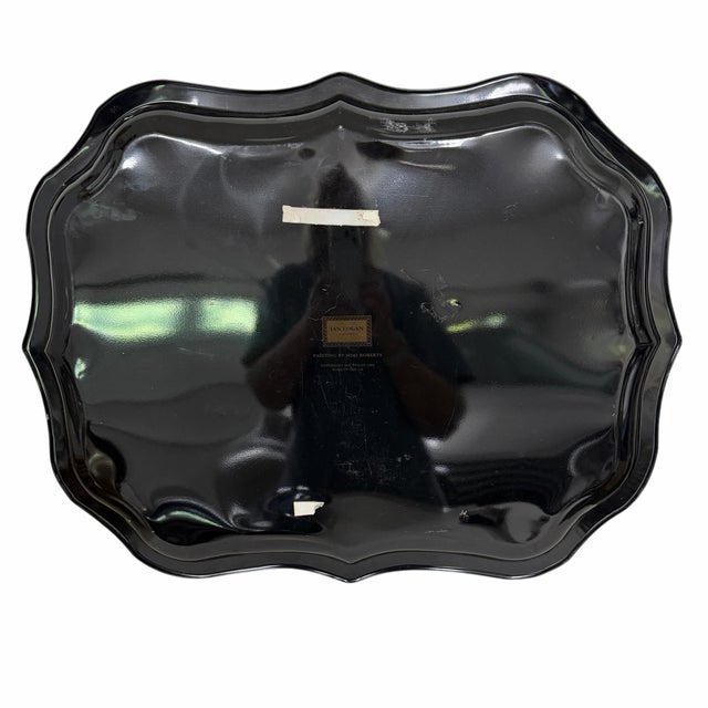 Late 20th Century Vintage English Decorative Tray Design by Mimi Roberts For Sale - Image 5 of 6