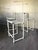 Modernist Italian White Steel Wire Counter Stools, 1970s, Set of 3 For Sale - Image 12 of 13