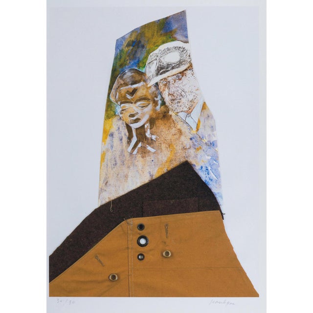 Jean Le Gac, Untitled, Original Lithograph For Sale - Image 6 of 6