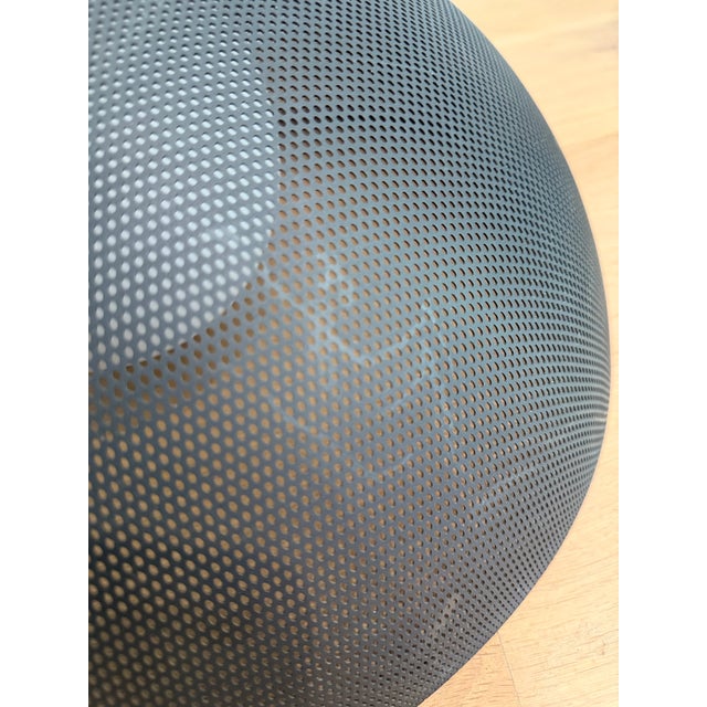 Allied Maker 20” Perforated Dome Pendant Lights - a Pair For Sale - Image 9 of 11