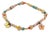 Joyful Spirit Butterfly & Heart Gold Beaded Anklet For Sale