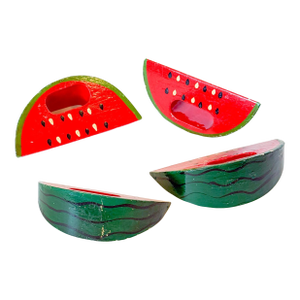 Vintage Folk Art Watermelon Napkin Rings