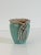 Vintage Turquoise Ceramic Vase by Alexandre De Wemmel, Belgium, 1950s For Sale - Image 3 of 11