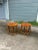Late 20th Century Rattan and Bamboo Pair of Barrel Side Tables With Inset Star Top For Sale - Image 4 of 12
