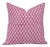 Pink and White Handmade Floral Decorative Pillow Cover 12x20 Inch- Pinkcity Jaal For Sale