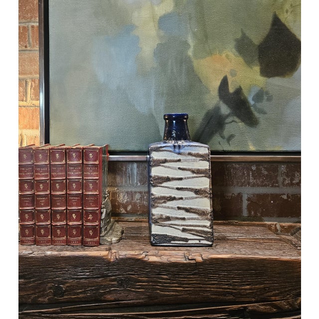 This is a collectible Scheurich Keramik mid-century modern "Fat Lava" vase from West Germany. Scheurich Keramik, was a...