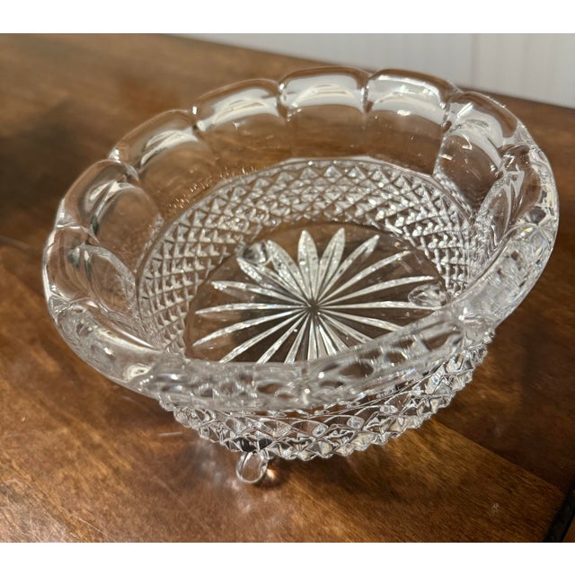 Transparent Mid 20th Century Anchor Hocking Wexford Bowl For Sale - Image 8 of 10