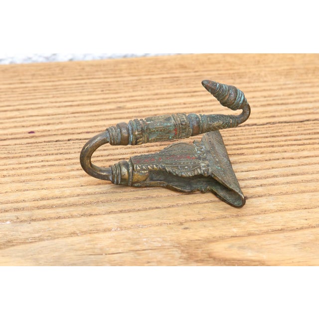 Traditional Bronze Camel Saddle Hook For Sale - Image 3 of 5