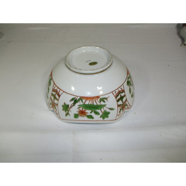 1970s Andre by Sadek Hand-Painted Japanese Porcelain Bowl For Sale - Image 5 of 7