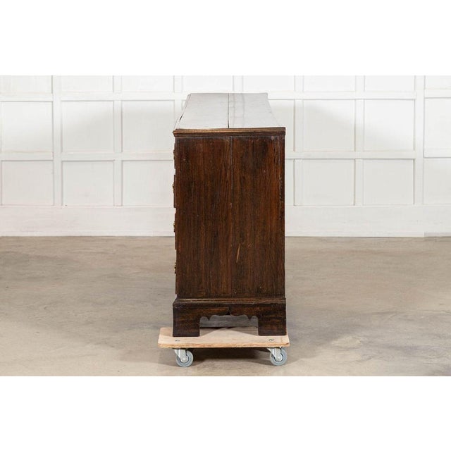 Large English George III Provincial Oak Dresser Base, 1790s For Sale - Image 6 of 18