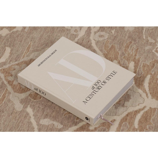 Rug & Kilim’s Oushak-Inspired Rug in Beige and Cream Floral Patterns For Sale - Image 10 of 10