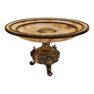 Louis XV Style Gilt Bronze and Marble Trifid Centerpiece