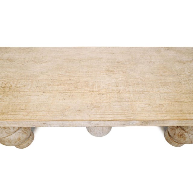 Salvaged Shape Stack Console Table For Sale - Image 9 of 9