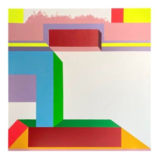 Study Five by P. L. Bradbury Painting in Acrylic on Canvas For Sale