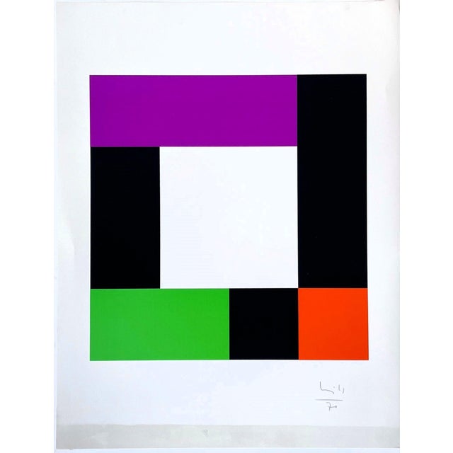 Modern Max Bill, Untitled, 1970s, Silkscreen For Sale - Image 3 of 7