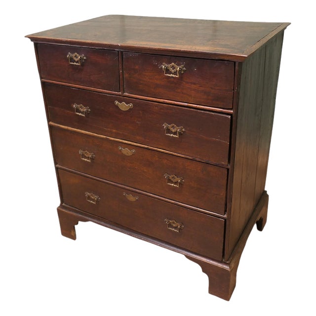 18th Century Georgian Oak Chest of Drawers For Sale