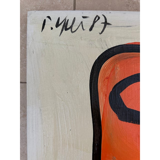 Abstract Expressionism “Mars” by Artist Peter Keil For Sale - Image 3 of 5