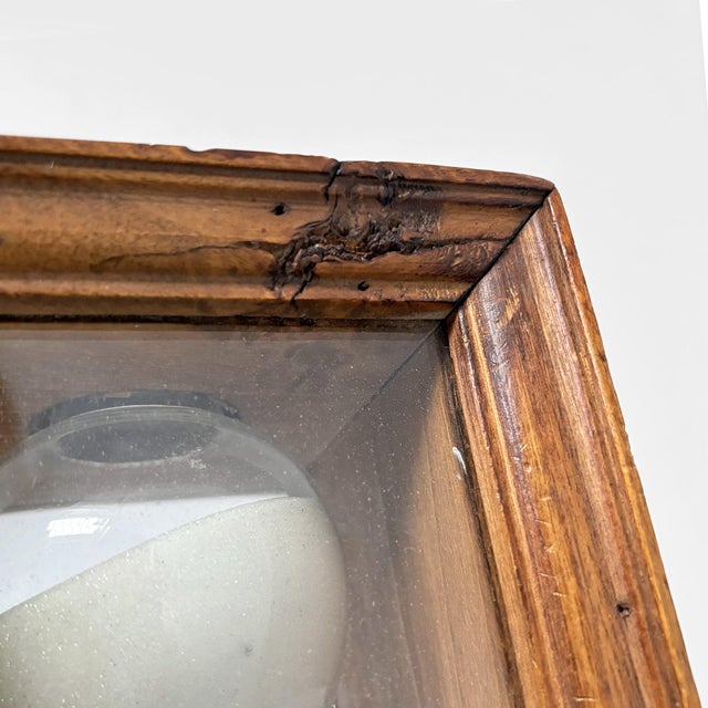 Antique Italian Victorian Wood and Glass Hourglass, 1850s For Sale - Image 11 of 16