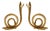 Mid-Century Modern Italian Bronze Candelabras, Set of 2 For Sale