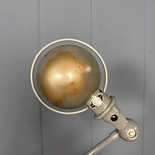 Silver Dark Grey 3-Arm Table Clamp Lamp from Jielde, 1950s For Sale - Image 8 of 18