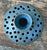 Vintage Original Studio Pottery Pierced Vase For Sale - Image 10 of 12