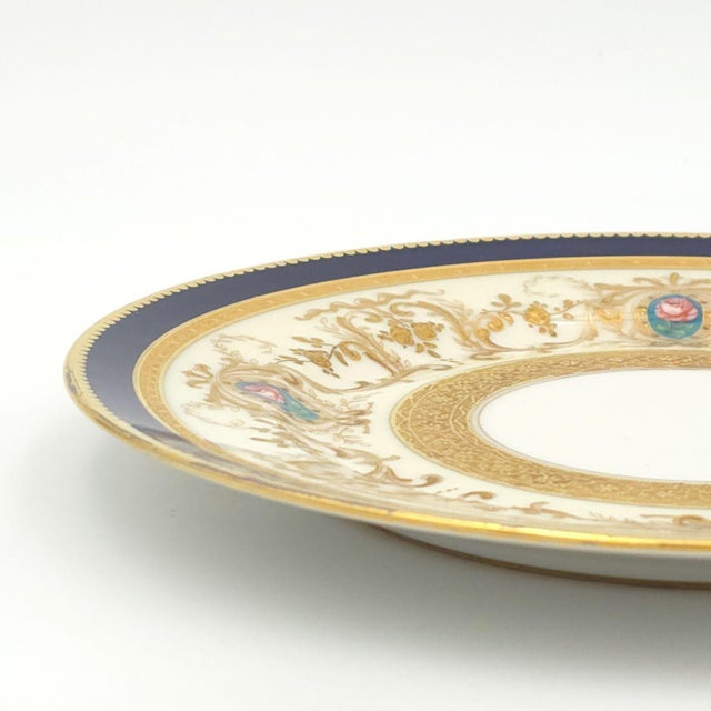 Gold 1920s Limoges Dinner Plates, France - Set of Twelve For Sale - Image 8 of 11