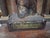 Brown Wooden Devotional Statue Representing the Virgin with the Sorrowful and Immaculate Heart, 1800s For Sale - Image 8 of 9