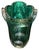 A magnificent Murano art glass vase designed by Seguso, showcasing the celebrated Venetian glassmaker's mastery of color,...